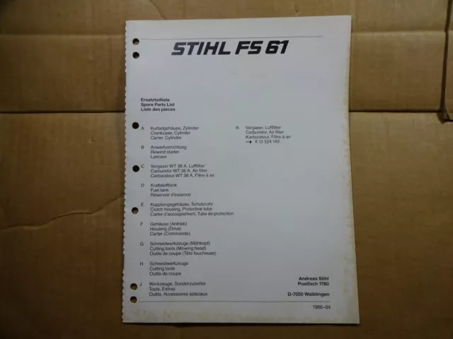 fs 38 parts diagram