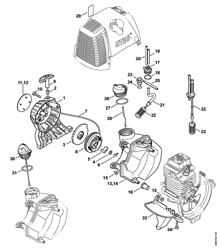 fs130 parts diagram