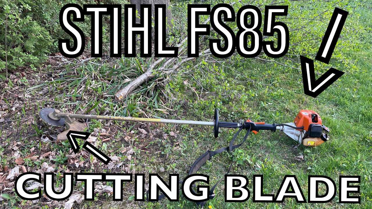 stihl fs85 trimmer parts diagram