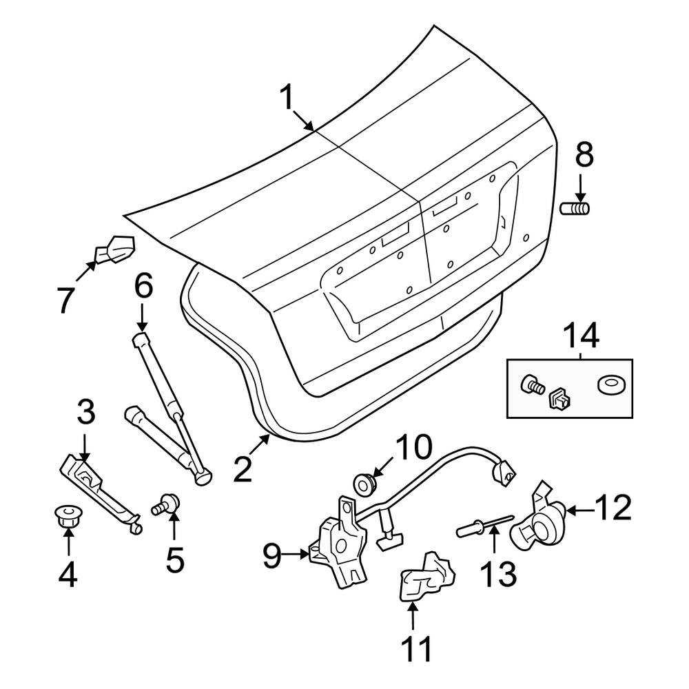 2010 ford fusion parts diagram