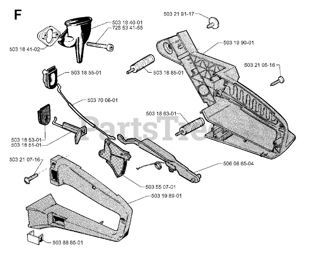 jonsered chainsaw parts diagram