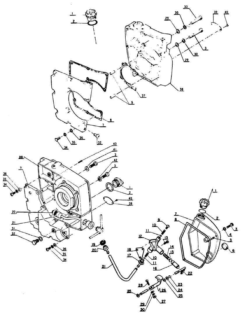 craftsman chainsaw parts diagram