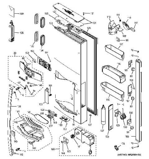 ge profile dishwasher parts diagram