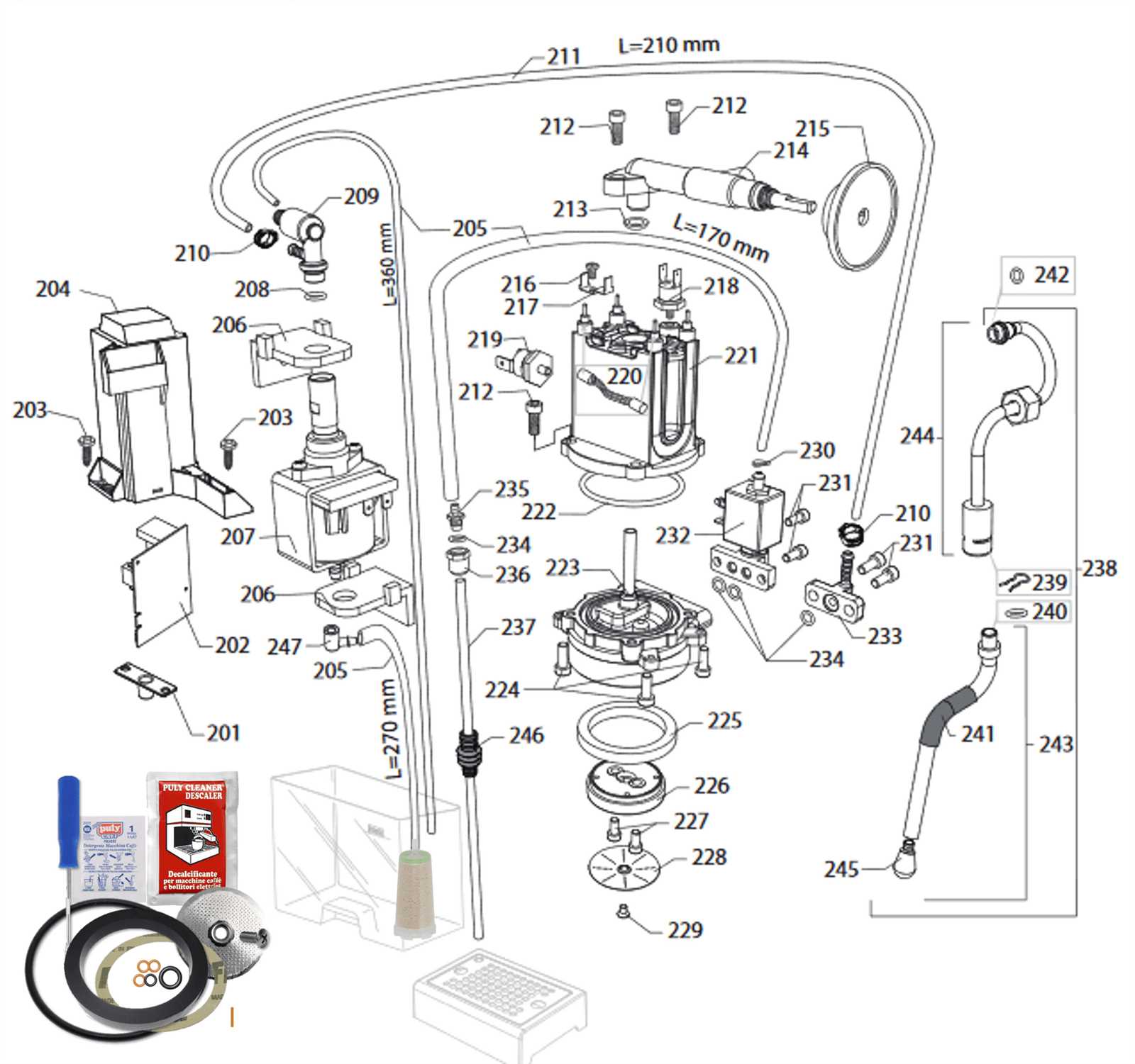 gaggia classic parts diagram pdf