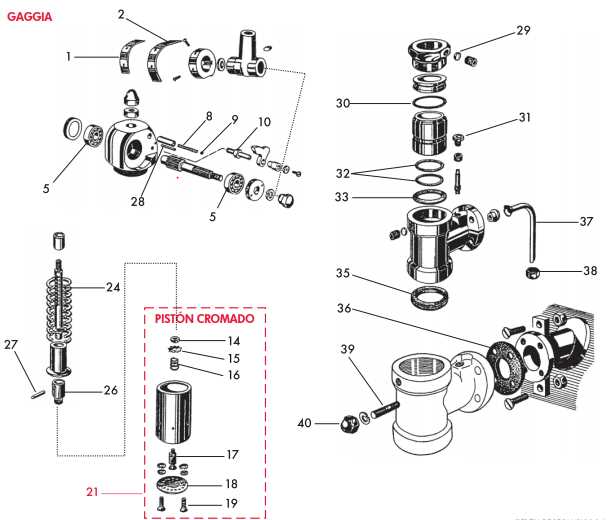 gaggia parts diagram