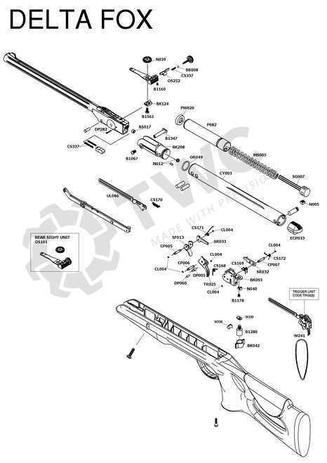 gamo parts diagram