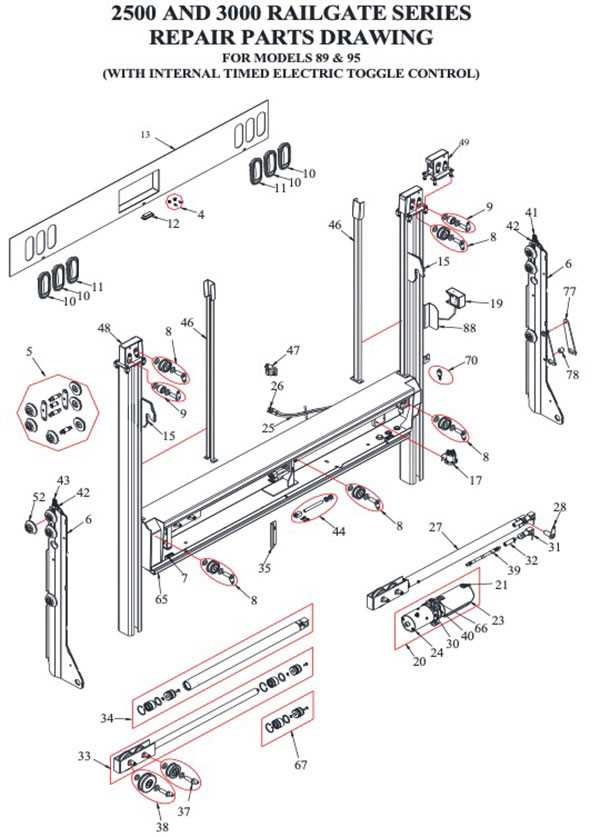 gate parts diagram