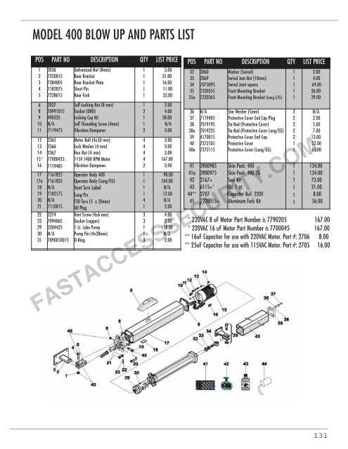 gate parts diagram