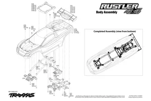 traxxas hoss 4x4 vxl parts diagram