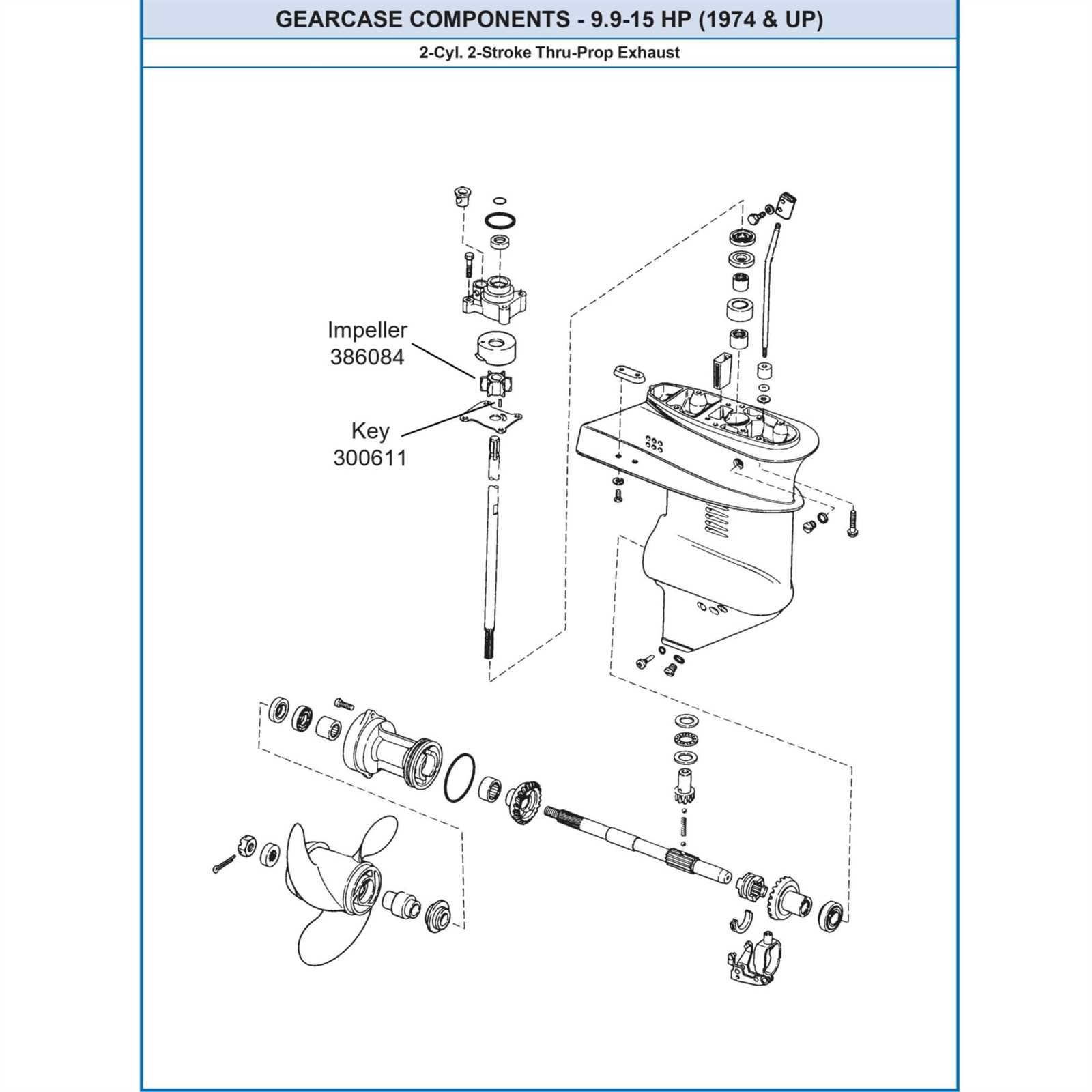 evinrude 9.9 parts diagram