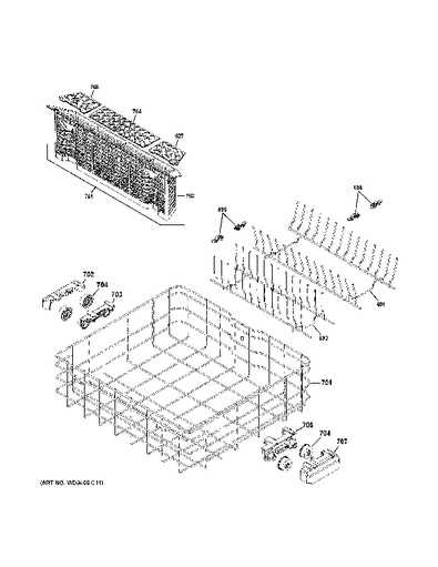 ge dishwasher door parts diagram