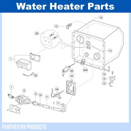 ge hot water heater parts diagram