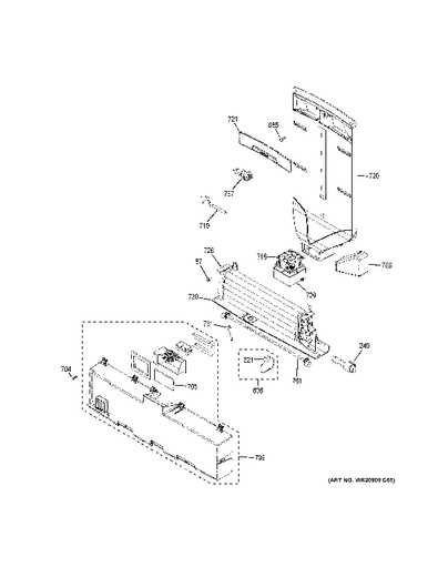 ge profile refrigerator parts diagram