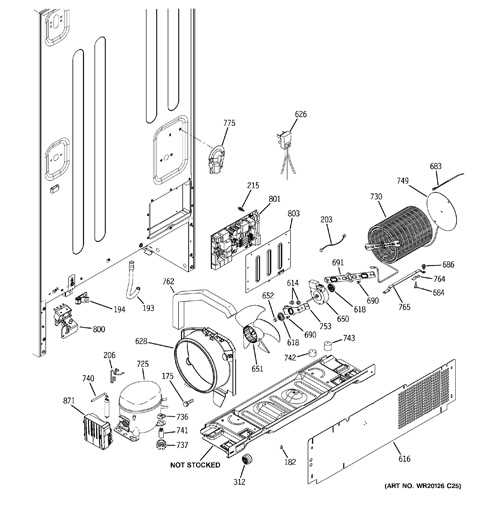 ge profile refrigerator parts diagram