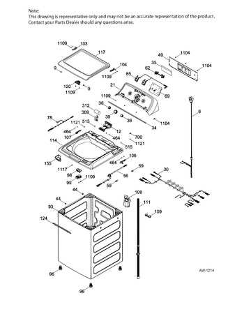 ge profile washer parts diagram