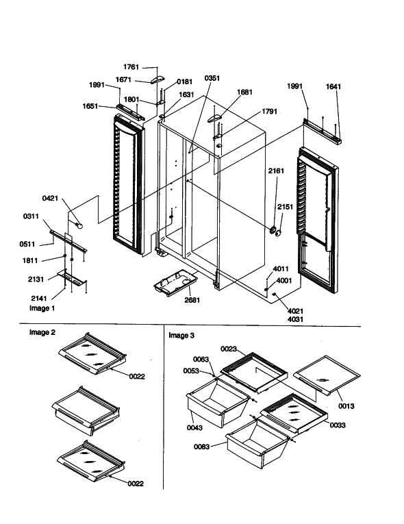 ge side by side refrigerator parts diagram