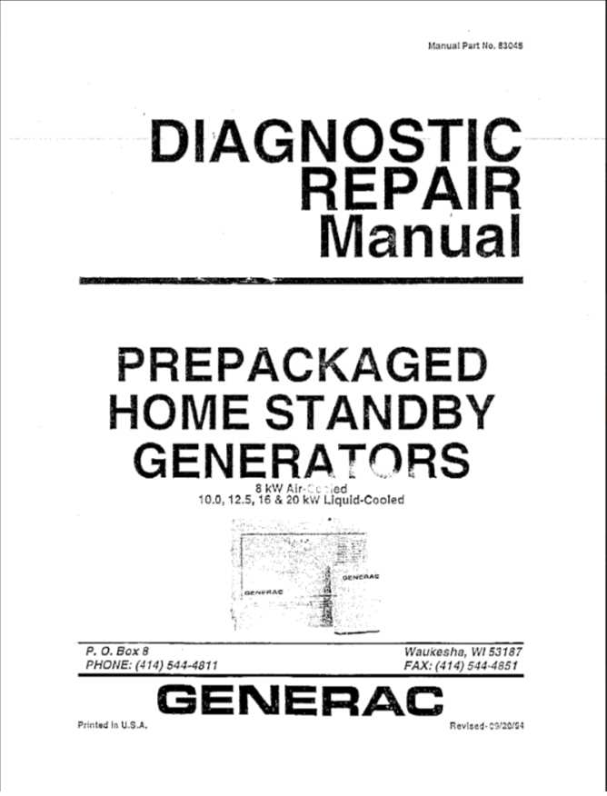 generac gp6500 parts diagram