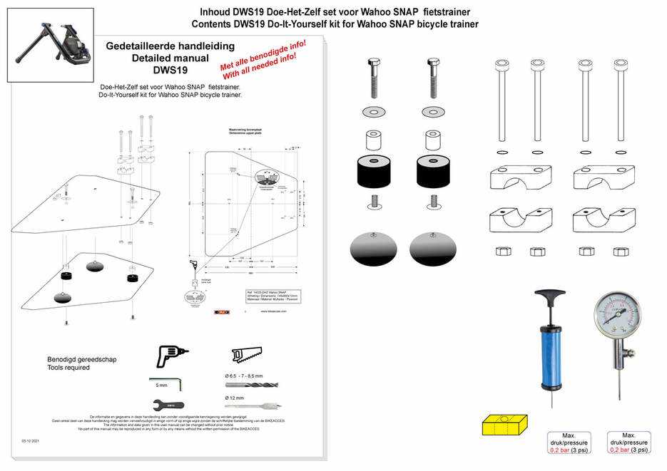 wahoo kickr snap parts diagram