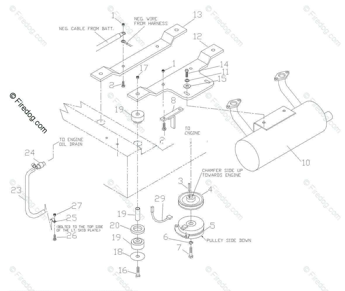 riding lawn mower engine parts diagram