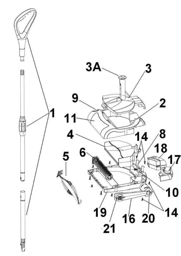 eureka vacuum parts diagram