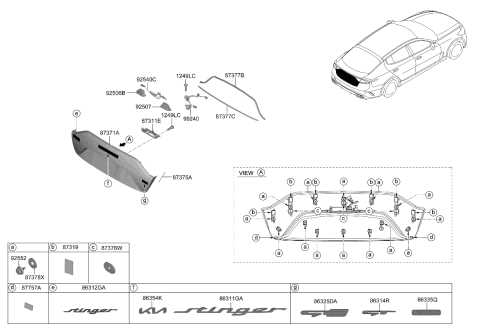 audi a4 b9 parts diagram