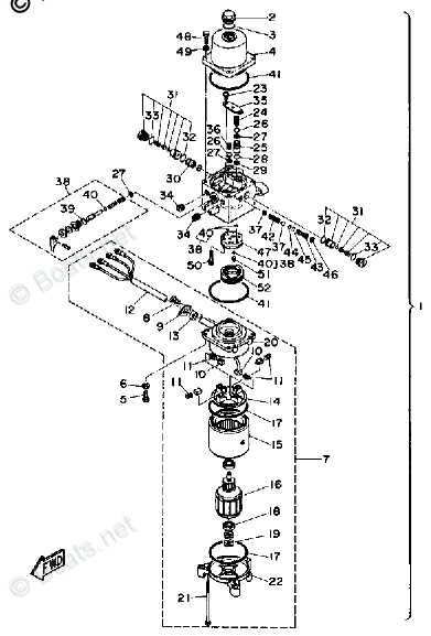 yamaha sterndrive parts diagram