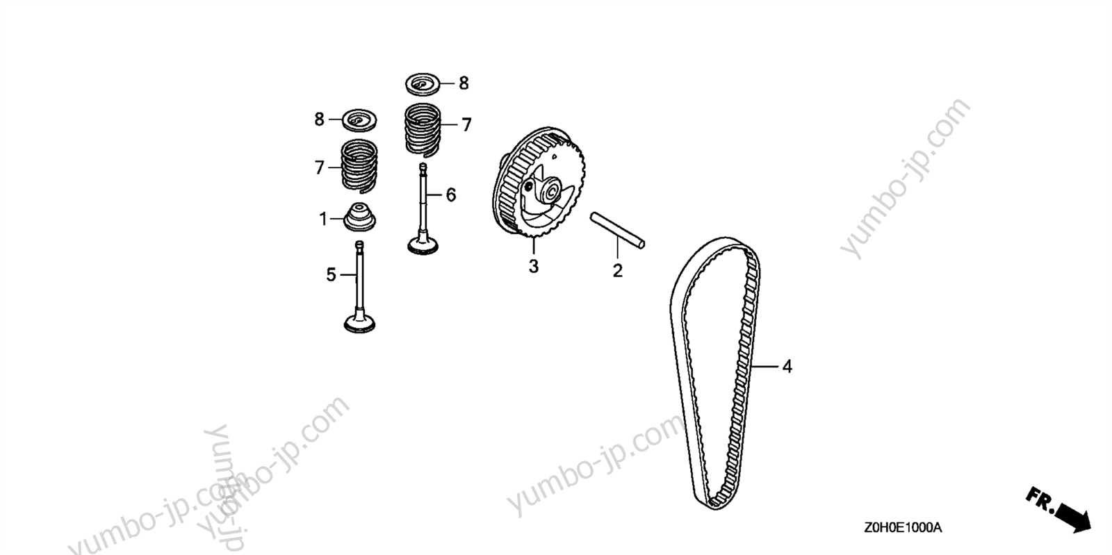 pulley parts diagram