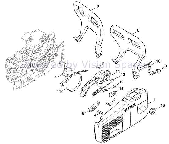 stihl ms 200 parts diagram