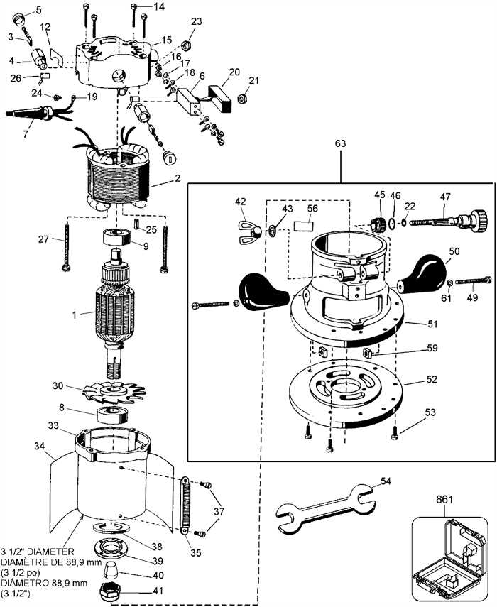 porter cable belt sander parts diagram