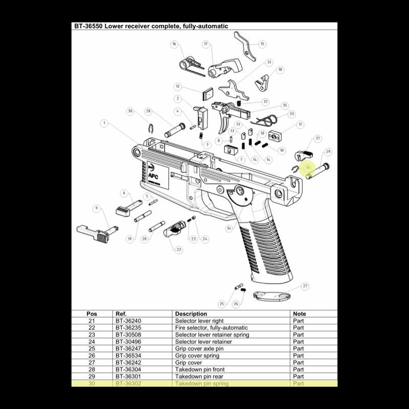 fn five seven parts diagram