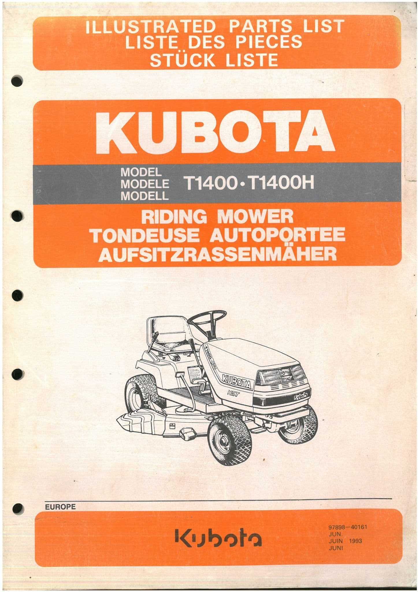 kubota t1460 parts diagram