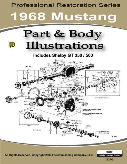 mustang parts diagram