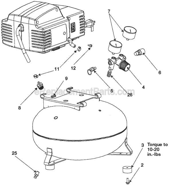 porter cable rn175 parts diagram