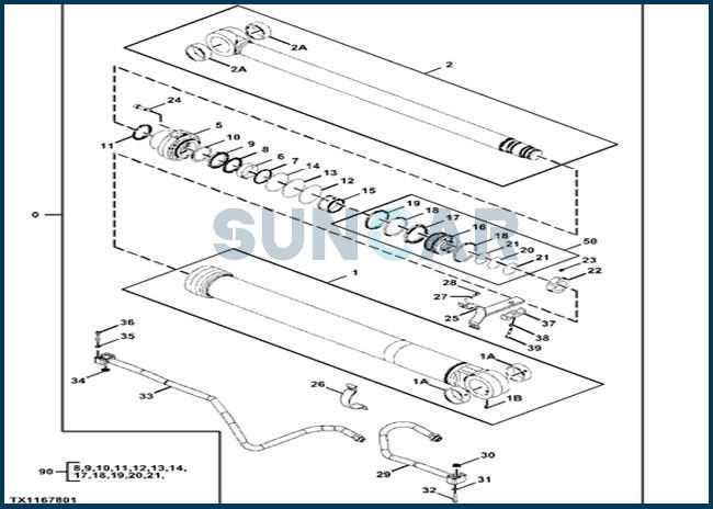 john deere 300cx loader parts diagram