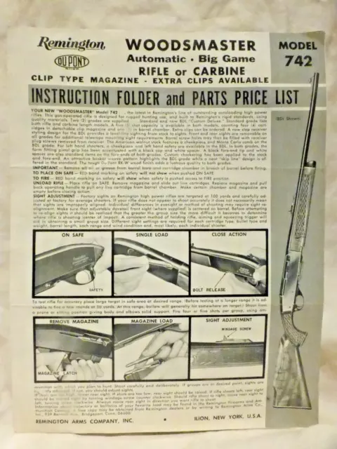 remington 742 parts diagram