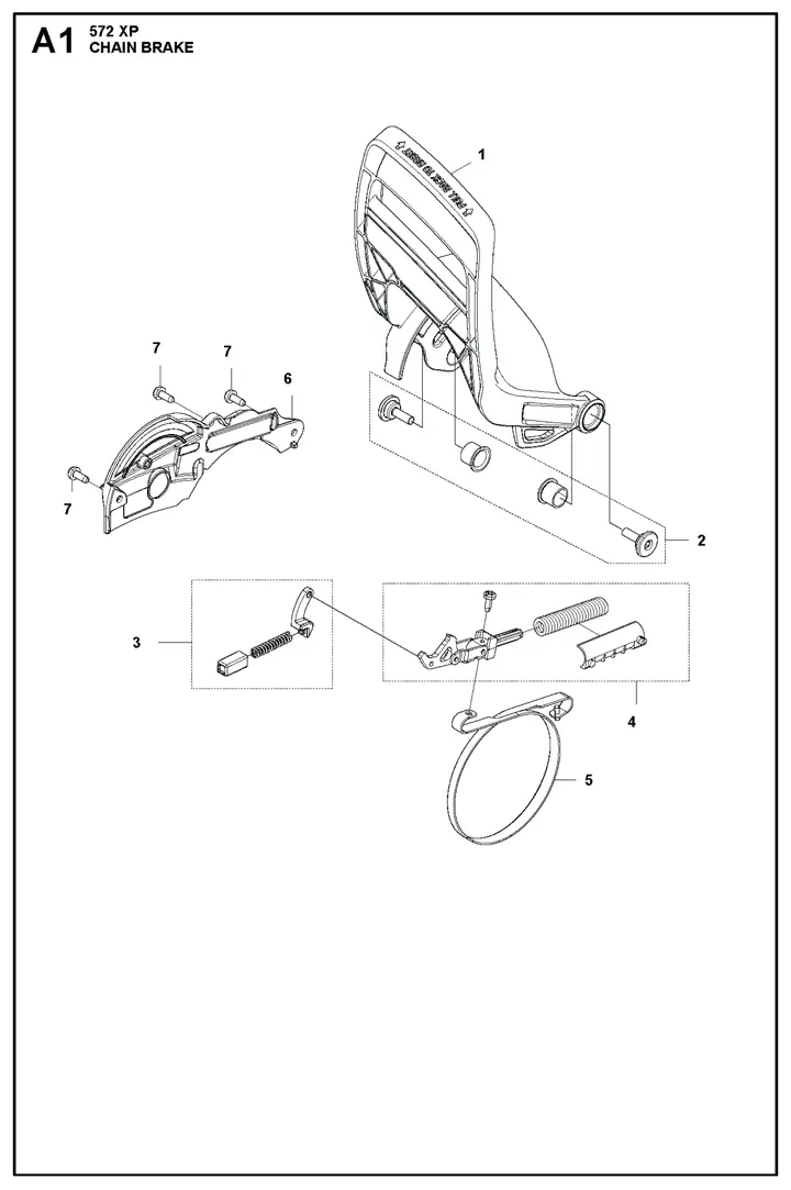 husqvarna 372xp parts diagram