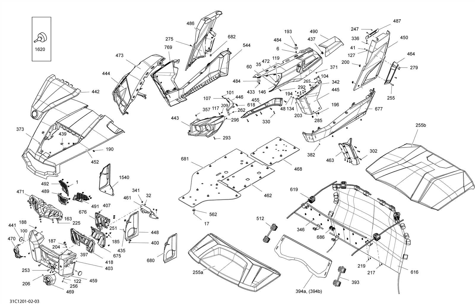 2012 can am commander 1000 parts diagram