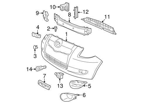 2008 toyota yaris parts diagram