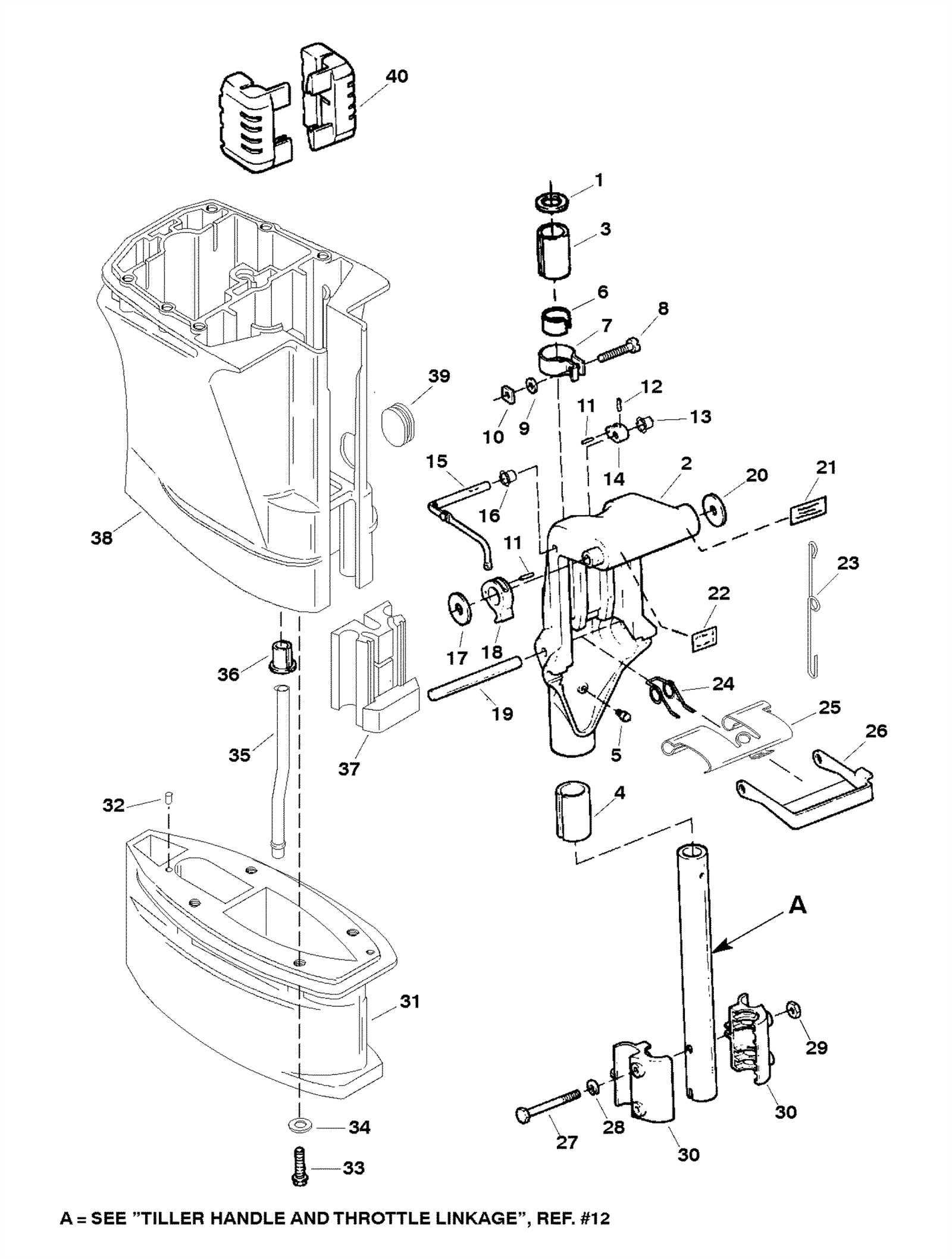 mercury 25 hp outboard parts diagram