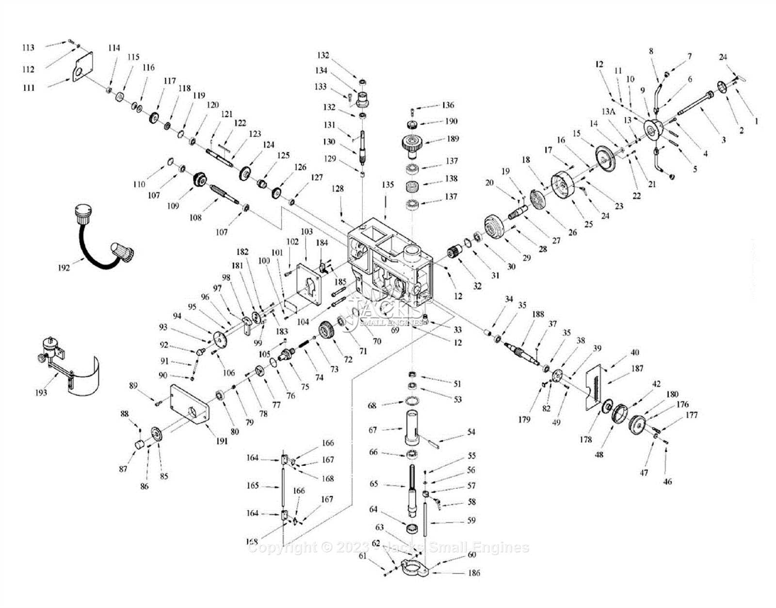 jet drill press parts diagram