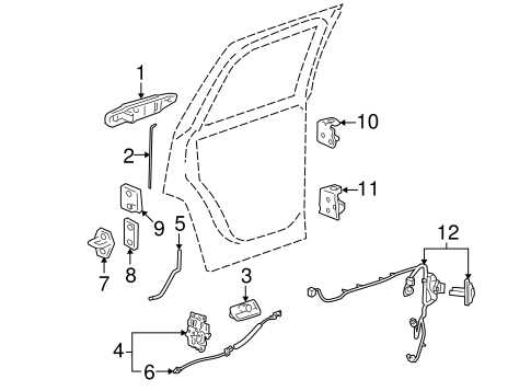 2008 cadillac escalade parts diagram