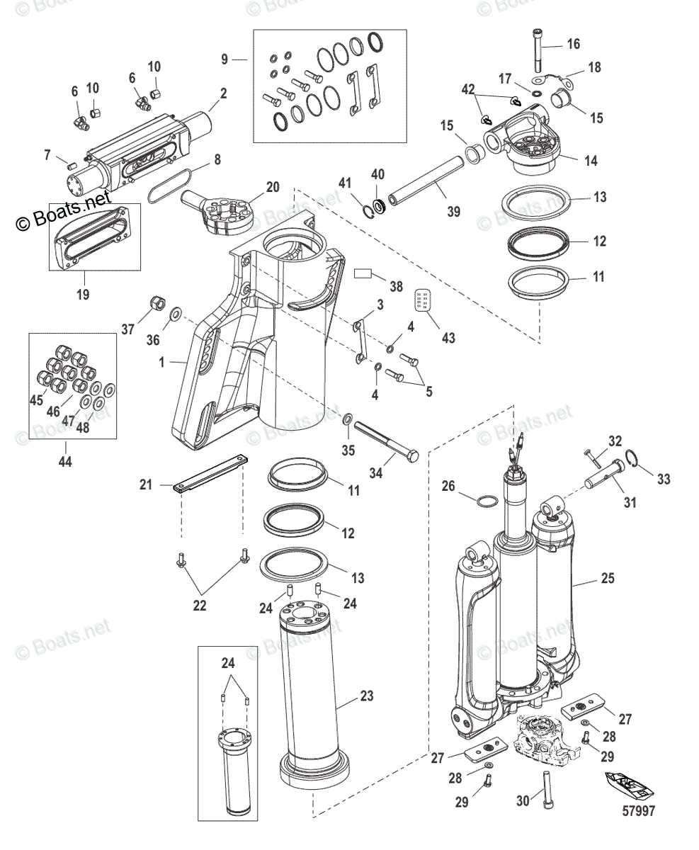 power trim model 150 parts diagram