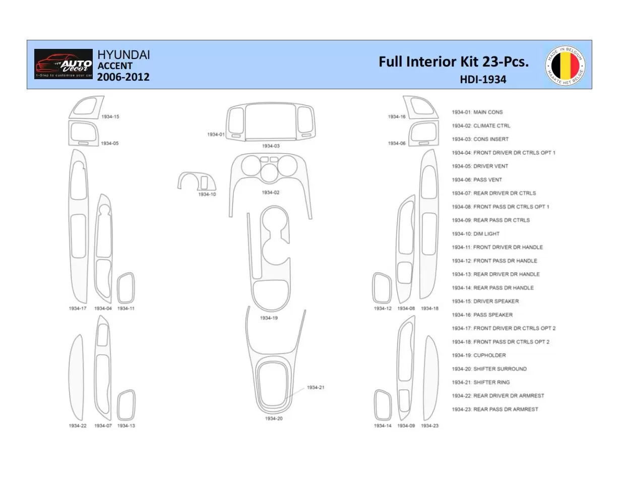 2012 hyundai accent parts diagram