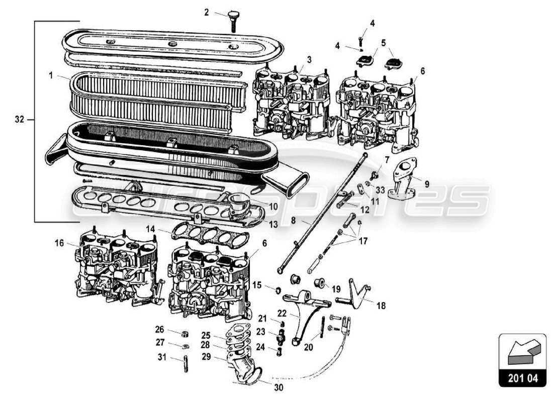 mercedes engine parts diagram