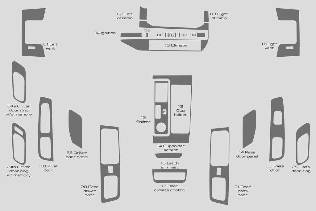 2007 nissan pathfinder parts diagram