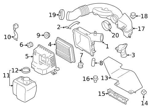 subaru forester engine parts diagram