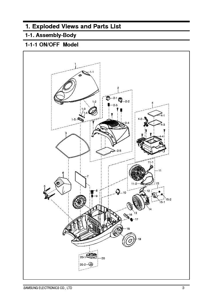 kenmore vacuum model 116 parts diagram