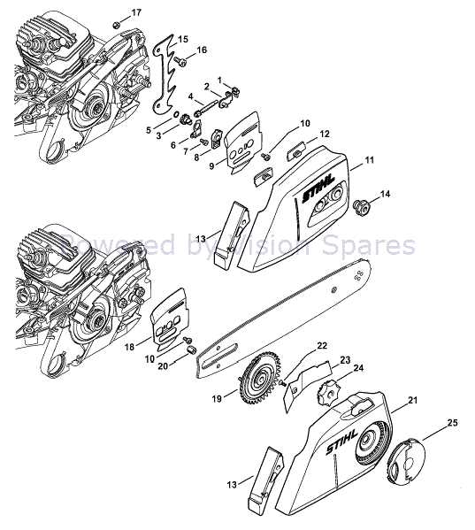 ms261c parts diagram