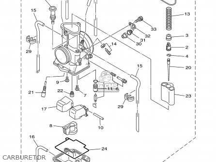 2001 yz125 parts diagram