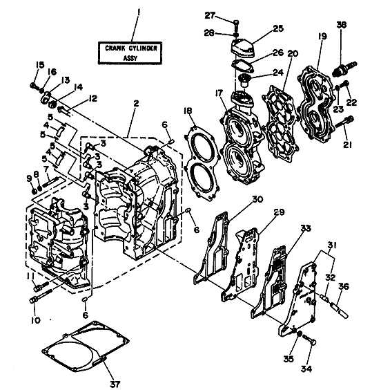 2 stroke engine parts diagram